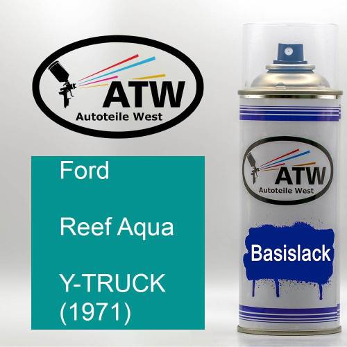 Ford, Reef Aqua, Y-TRUCK (1971): 400ml Sprühdose, von ATW Autoteile West.